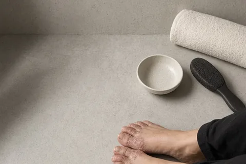 Illustration for Can You Get a Pedicure with Athletes Foot?