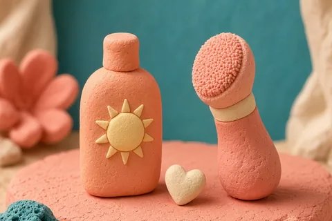 Illustration for Should Sunscreen Be Applied Before or After Makeup: Tips for Flawless Makeup-Looking Skin