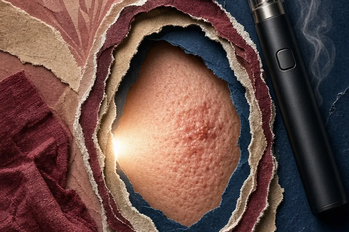 Illustration for Can Vaping Cause Acne? Skin Effects and Prevention