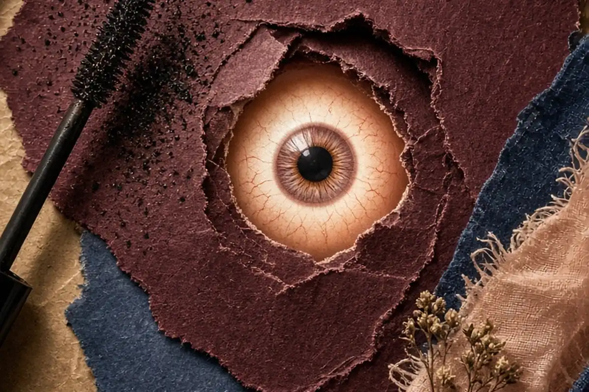 Illustration for What happens if you get mascara in your eyeball?