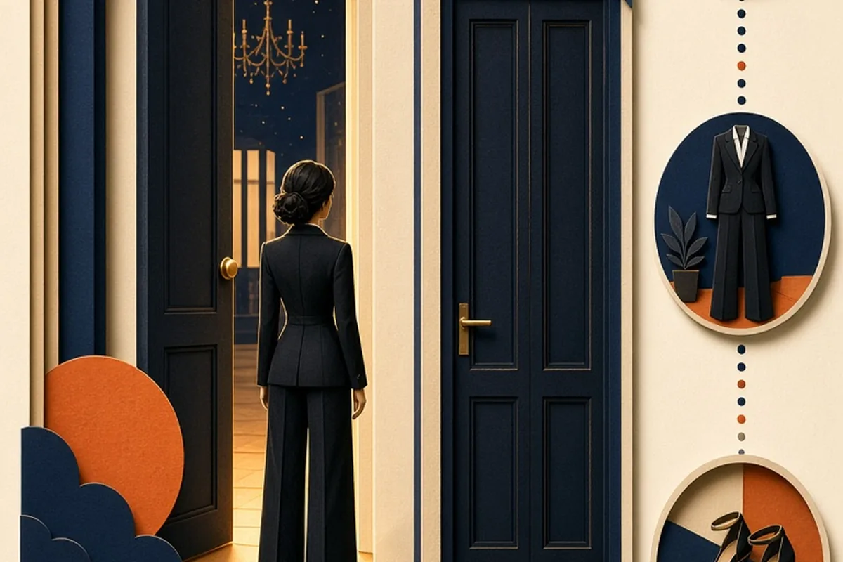 Illustration for Wearing Pants to Black Tie: Elevate Your Evening Tailoring