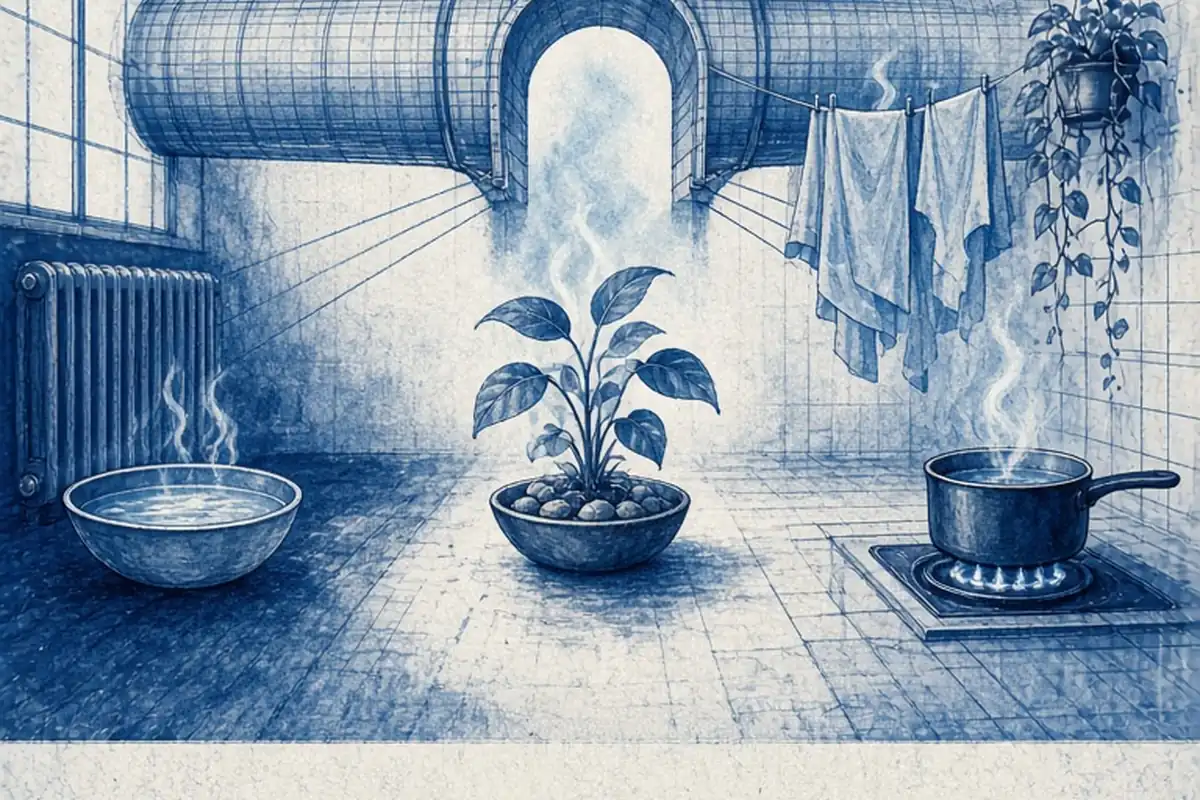 Illustration for How to Get Moisture in the Air for Better Comfort