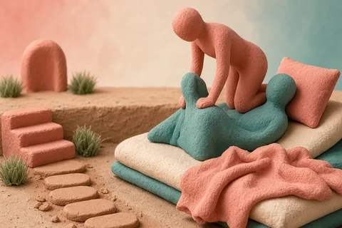 Illustration for How to be on top for a woman?