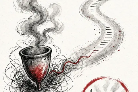 Illustration for Why Your Menstrual Cup Smells and How to Fix It