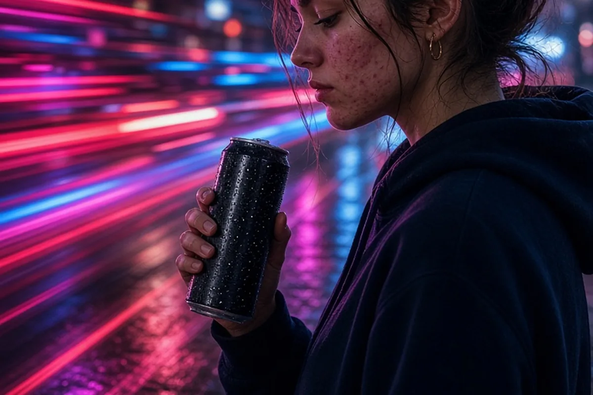 Illustration for Do Energy Drinks Cause Acne? How to Protect Your Skin