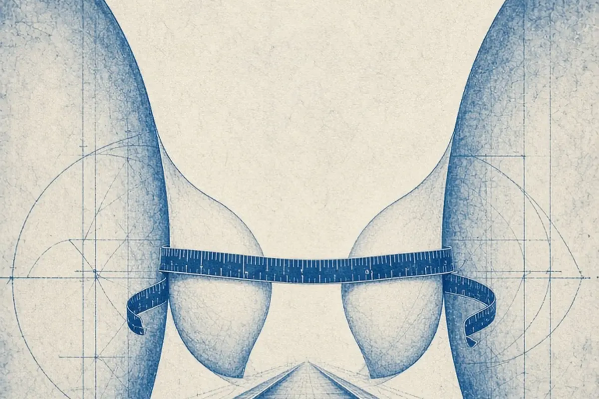 Illustration for How do you measure womens chest size?