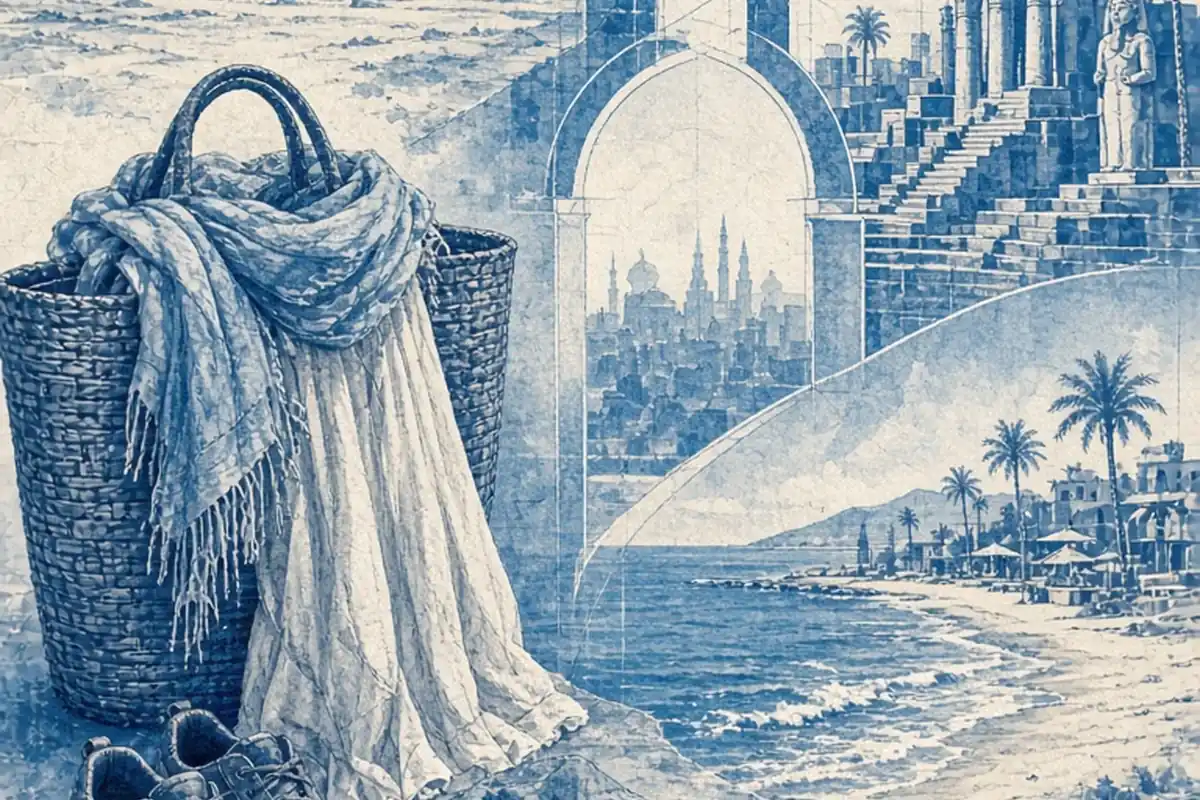 Illustration for What to Wear in Egypt as a Woman for Comfort and Culture