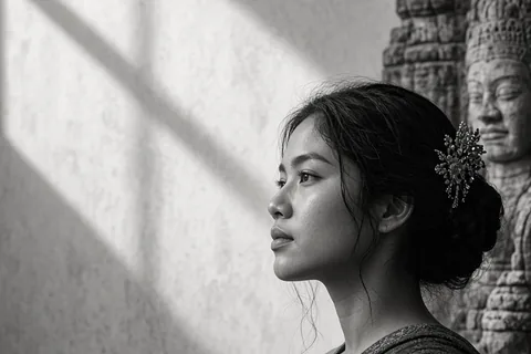 Illustration for How woman lead in angkorian period?
