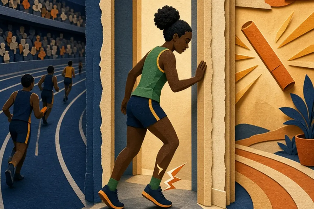 Illustration for Why Jamaica Women Stopped in 4x400: Race Breakdown