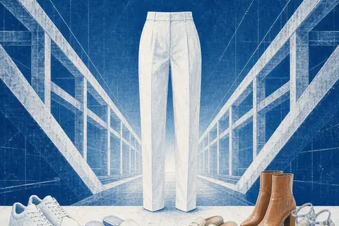 Illustration for What Shoes to Wear with White Pants for Easy Outfits