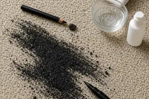 Illustration for Getting Eyeliner Out of Carpet Safely and Cleanly