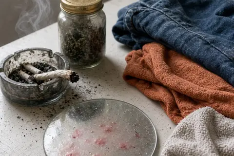 Illustration for Does Smoking Pot Give You Acne? Clear Skin Guide