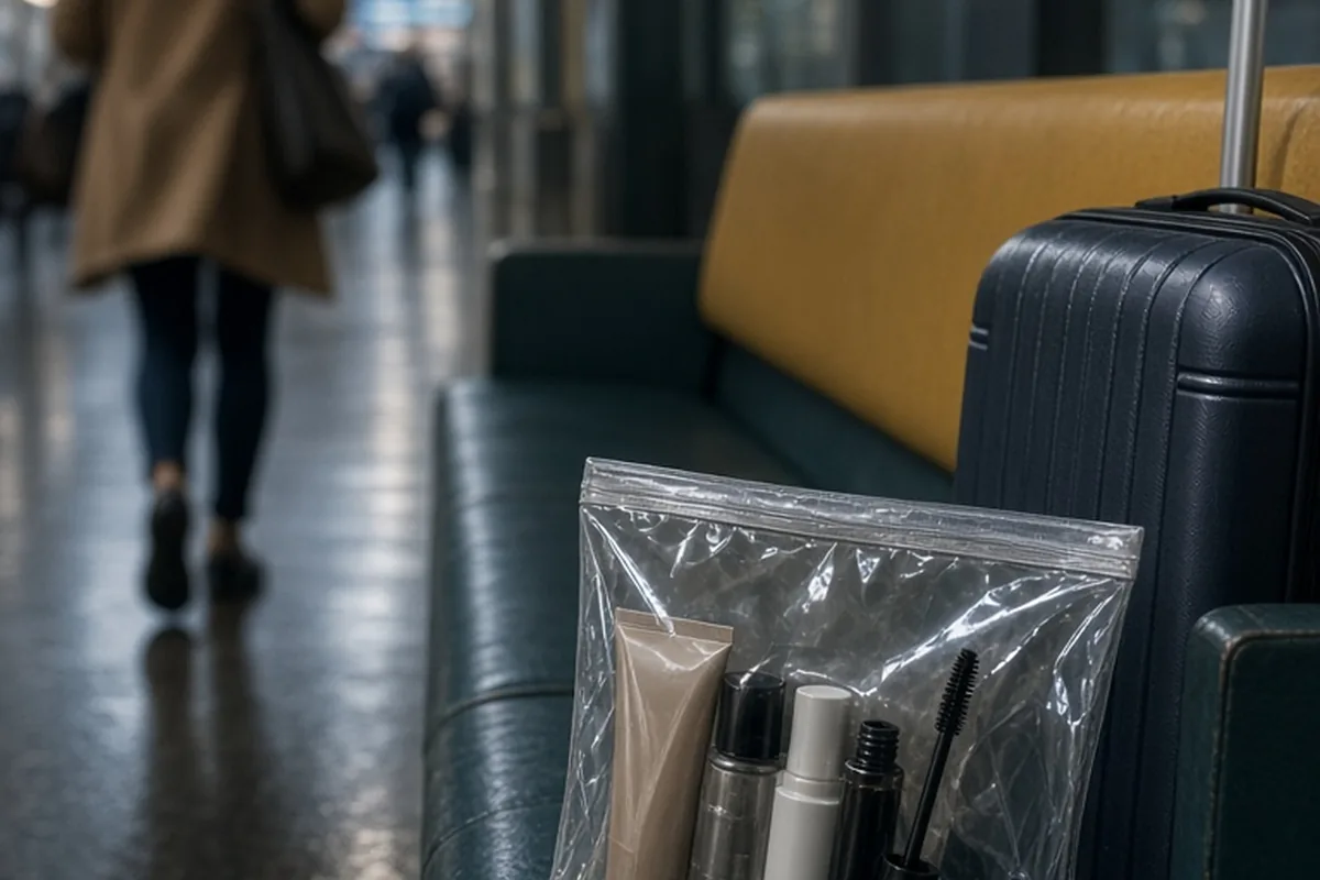 Illustration for Does Mascara Count as a Liquid for Carry-On Travel?