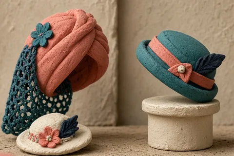 Illustration for 1940s Women’s Hats: Classic Styles and Wartime Trends