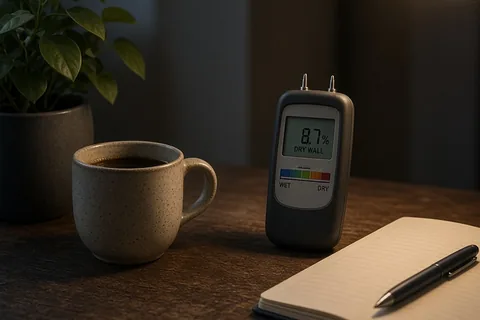 Illustration for Normal Moisture Levels in Walls: How to Test and Fix Them