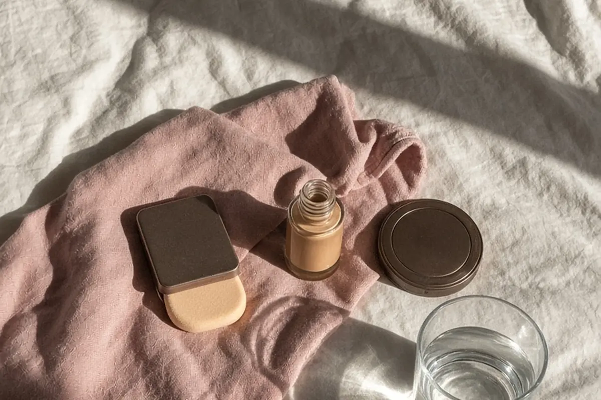 Illustration for Can You Tan With Makeup On? Risks and Better Options