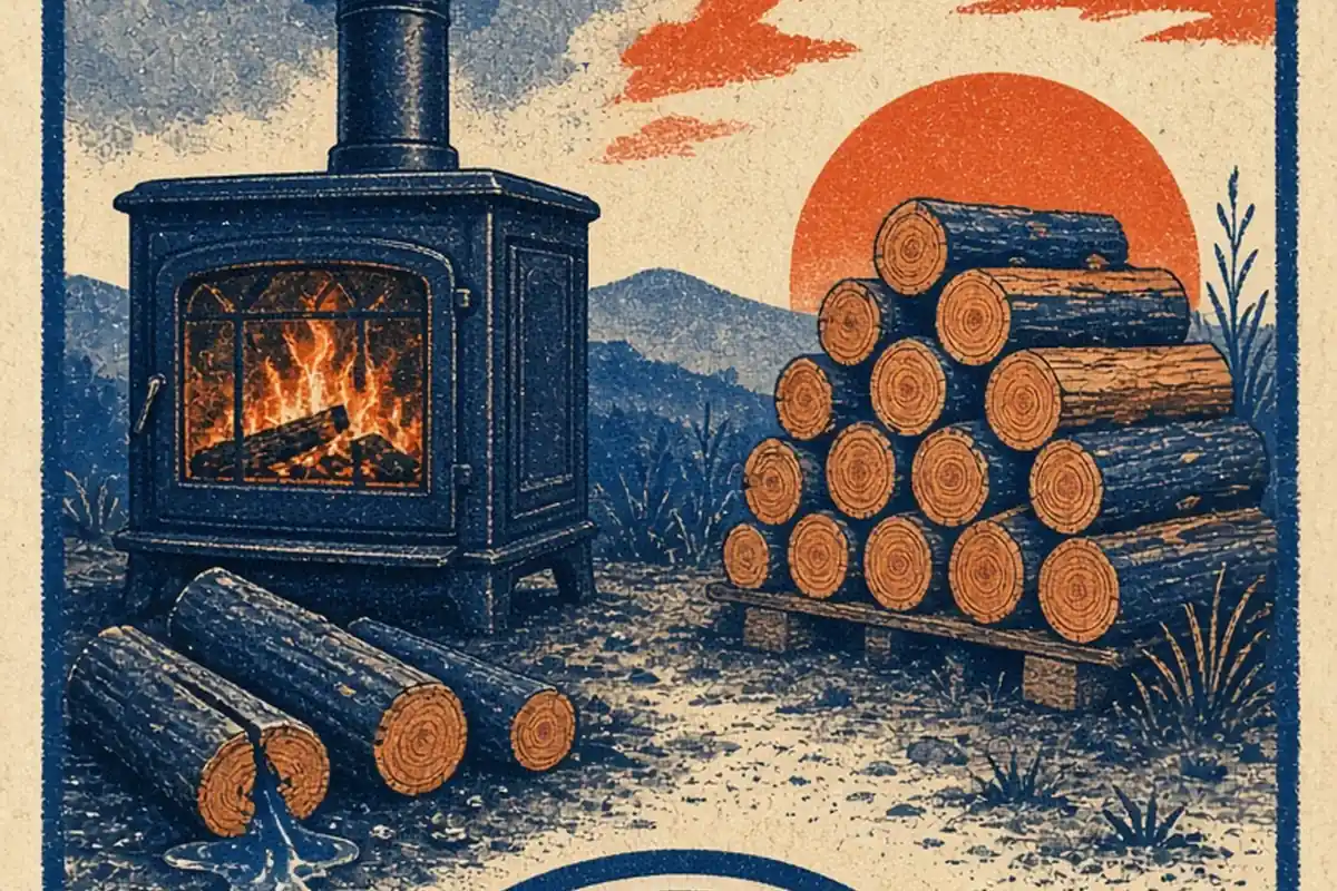 Illustration for Firewood Moisture Content for Cleaner Heat and Safer Fires