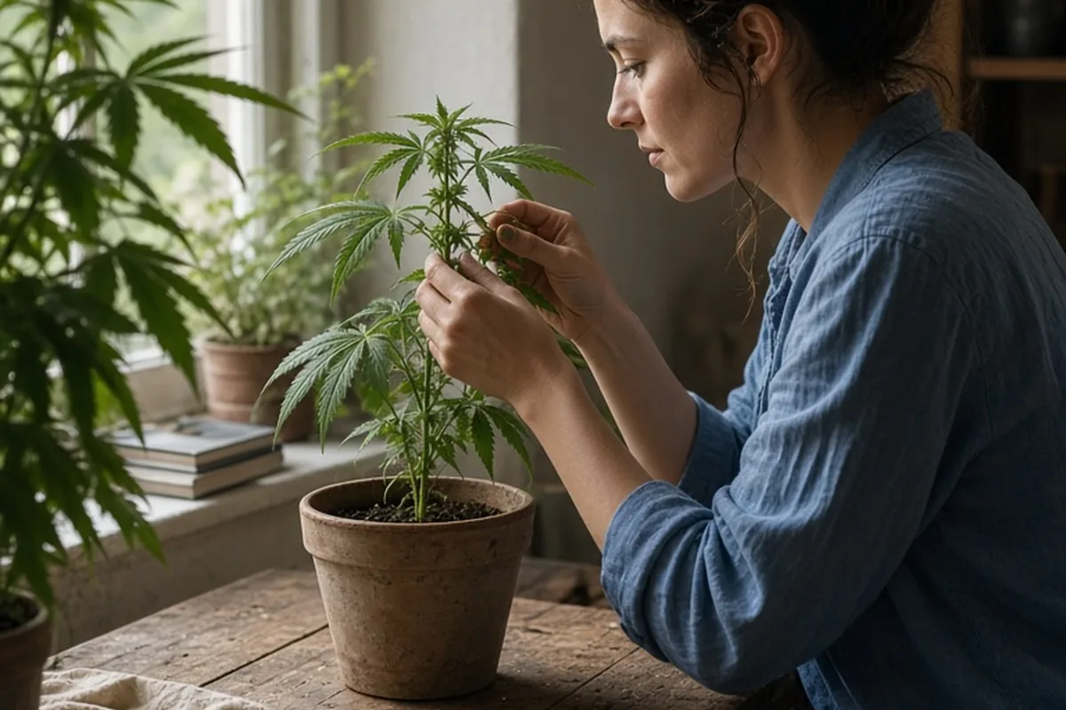 Illustration for Telling Male From Female Pot Plants to Protect Your Harvest