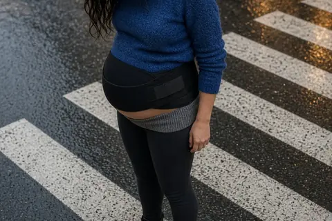Illustration for How to Wear a Maternity Belt for Daily Comfort