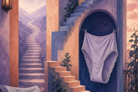 Illustration for What is the pocket in womens panties for?