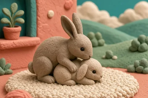 Illustration for Do female rabbits hump? Explained