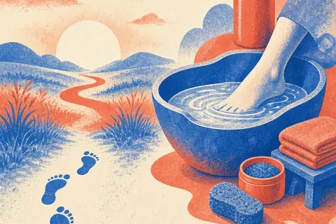 Illustration for What Happens in a Pedicure: A Step-by-Step Salon Guide