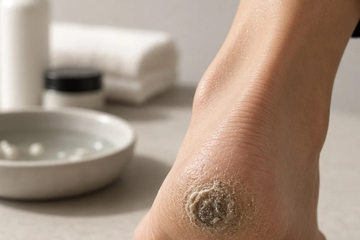 Illustration for Can You Get a Pedicure with Plantar Warts? Salon Guide