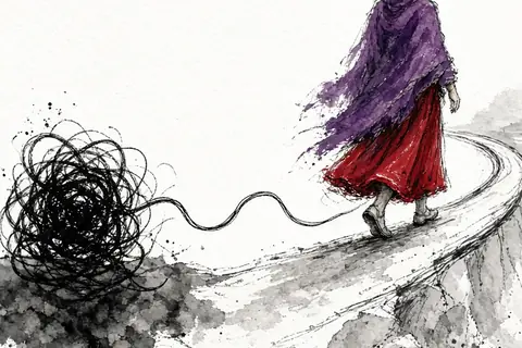 Illustration for When I Am an Old Woman I Shall Wear Purple: Finding Joy