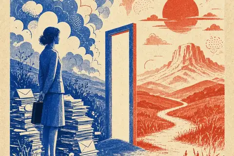 Illustration for How Women Rise Summary: Habits for Career Growth