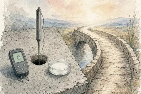 Illustration for How to test moisture in concrete?
