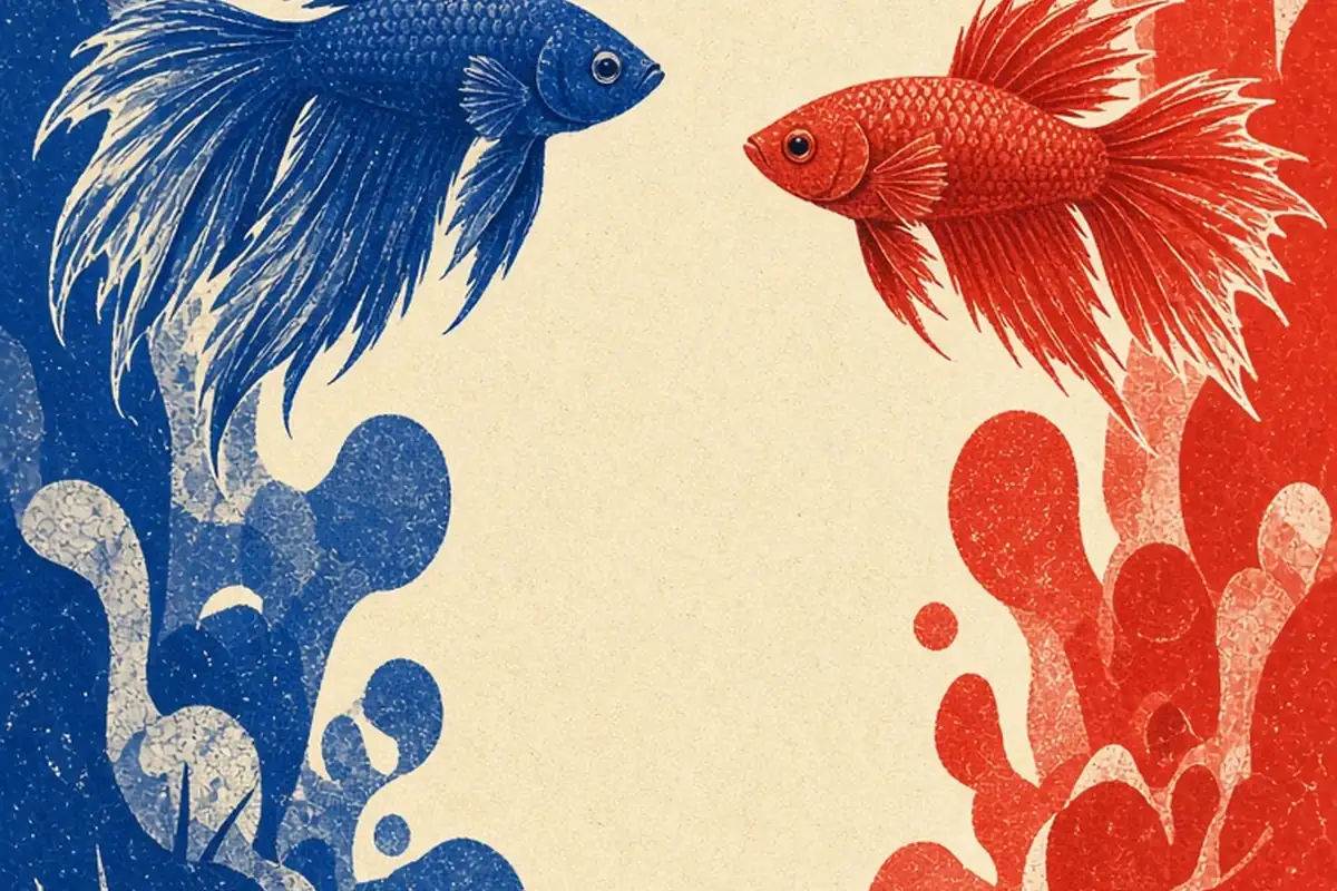 Illustration for Do Male and Female Bettas Fight? Safe Housing Guide