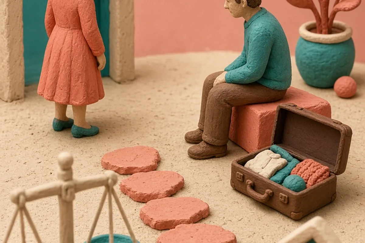 Illustration for When a Woman Pays Alimony: How Courts Decide Support
