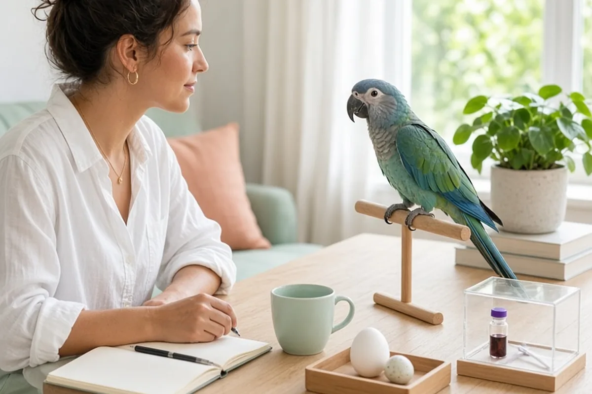 Illustration for How to Tell If a Parrot Is Male or Female for Better Care