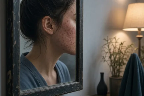 Illustration for Swollen Lymph Nodes from Acne: Causes and Relief