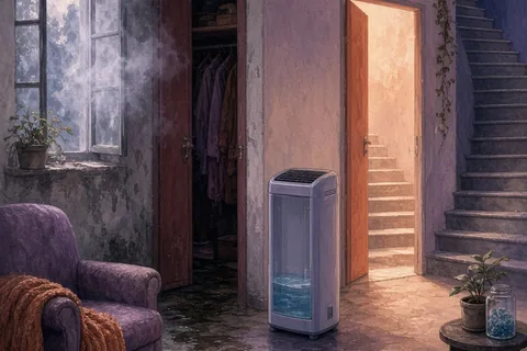 Illustration for How to Get Rid of Moisture and Keep Living Spaces Dry