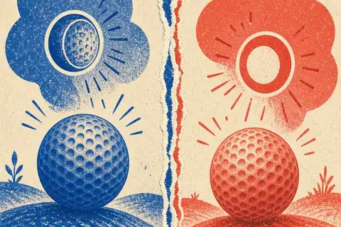 Illustration for Are womens golf balls different from mens?