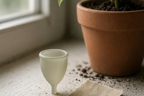 Illustration for Pooping With a Menstrual Cup: Practical Tips for Fit