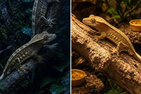 Illustration for Keeping Two Female Crested Geckos Together Safely
