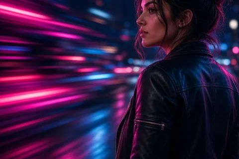 Illustration for How a Leather Jacket Should Fit a Woman for Comfort and Style