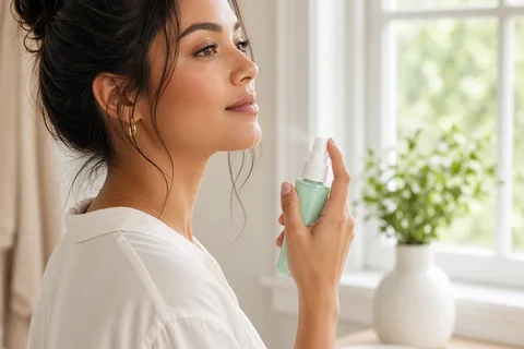 Illustration for What Setting Spray Is and How to Make Makeup Last