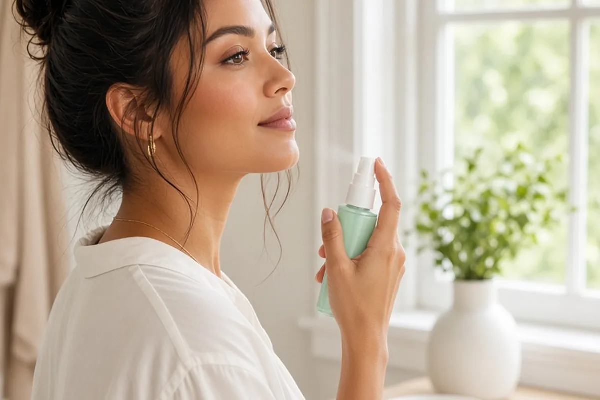 Illustration for What Setting Spray Is and How to Make Makeup Last