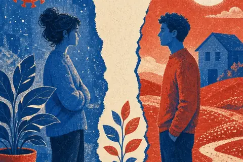 Illustration for How a Pandemic Can Bring You Closer to Your Partner