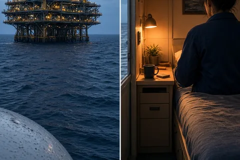 Illustration for Do Women Work on Oil Rigs? Career Roles and Offshore Life