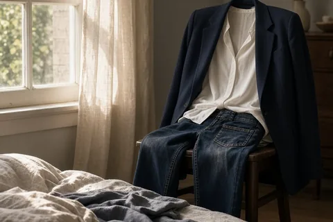 Illustration for Can a Woman Wear Jeans to Court? Clear Dress Guidelines