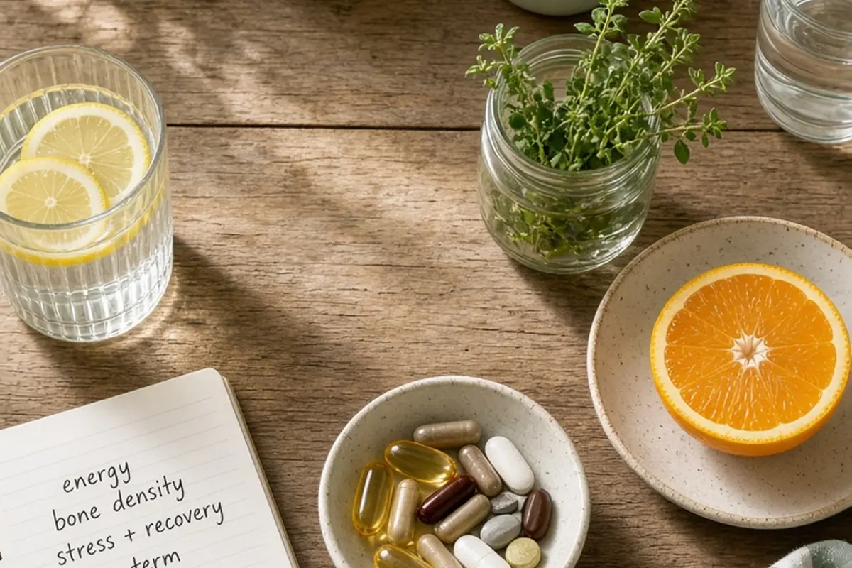 Illustration for Vitamins for a 30 Year Old Woman to Support Daily Vitality