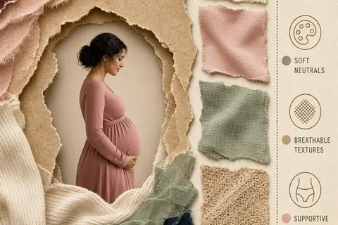 Illustration for What to Wear to a Maternity Photoshoot for Timeless Portraits