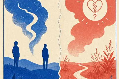 Illustration for Falling Out of Love: What It Means and What to Do Next