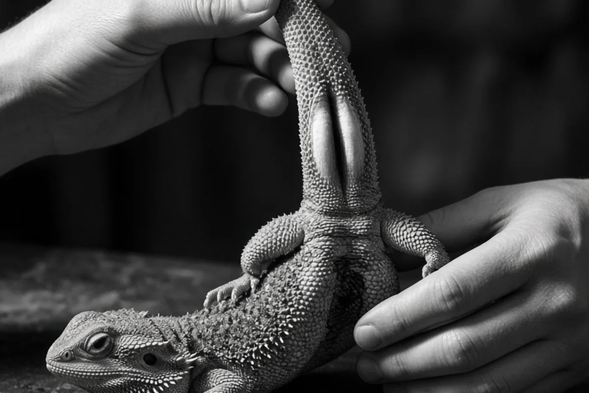 Illustration for How to Tell a Male Bearded Dragon From a Female Safely