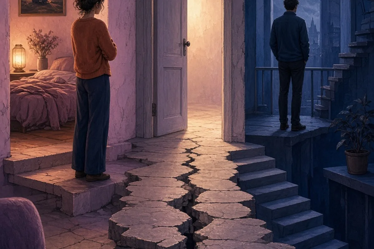 Illustration for First Fight in a Relationship: How to Handle It and Build Trust