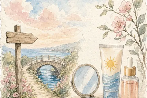 Illustration for Using Sunscreen as Primer for Smoother Makeup